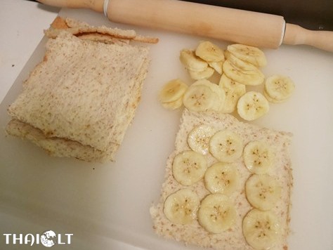 Banana Roll Toast Banana Roll Toast