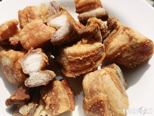 Fried Pork Belly with Salt Fried Pork Belly with Salt