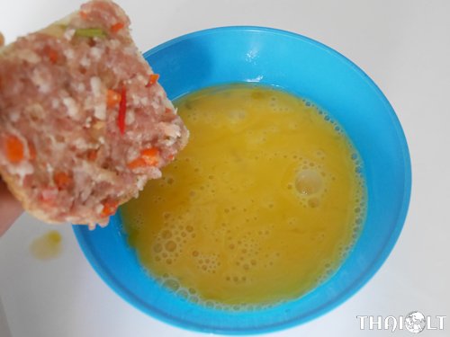 Easy to Bake Pork Toast (Khanompang Na Moo) : ขนมปังหน้าหมู Easy to Bake Pork Toast (Khanompang Na Moo) : ขนมปังหน้าหมู