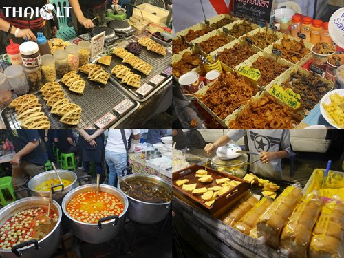 Chatuchak Green (JJ Green) naktinis turgus Bankoke Chatuchak Green (JJ Green) naktinis turgus Bankoke