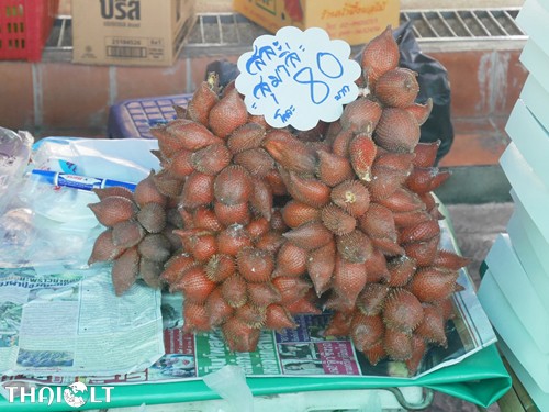 Salacca or Snake fruit at Taling Chan Floating Market Salacca or Snake fruit at Taling Chan Floating Market