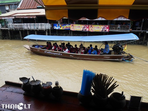 Amphawa plaukiojantis turgus Amphawa plaukiojantis turgus