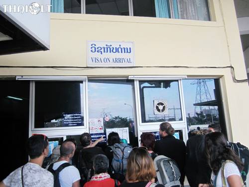 Laoso Visa on Arrival ofisas Laoso imigracijoje Laoso Visa on Arrival ofisas Laoso imigracijoje