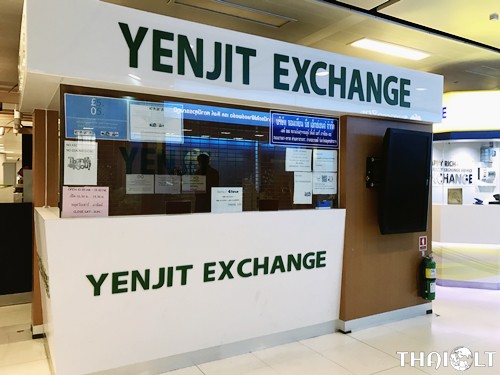 Yenjit Exchange Bankoko Suvarnabhumi oro uoste Yenjit Exchange Bankoko Suvarnabhumi oro uoste