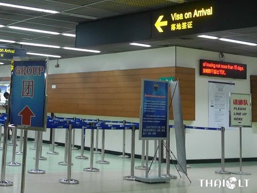 Thai Visa on Arrival at Bangkok Don Mueang Airport (DMK)
