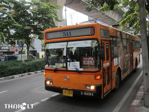 Autobusai su oro kondicionieriumi Bankoke