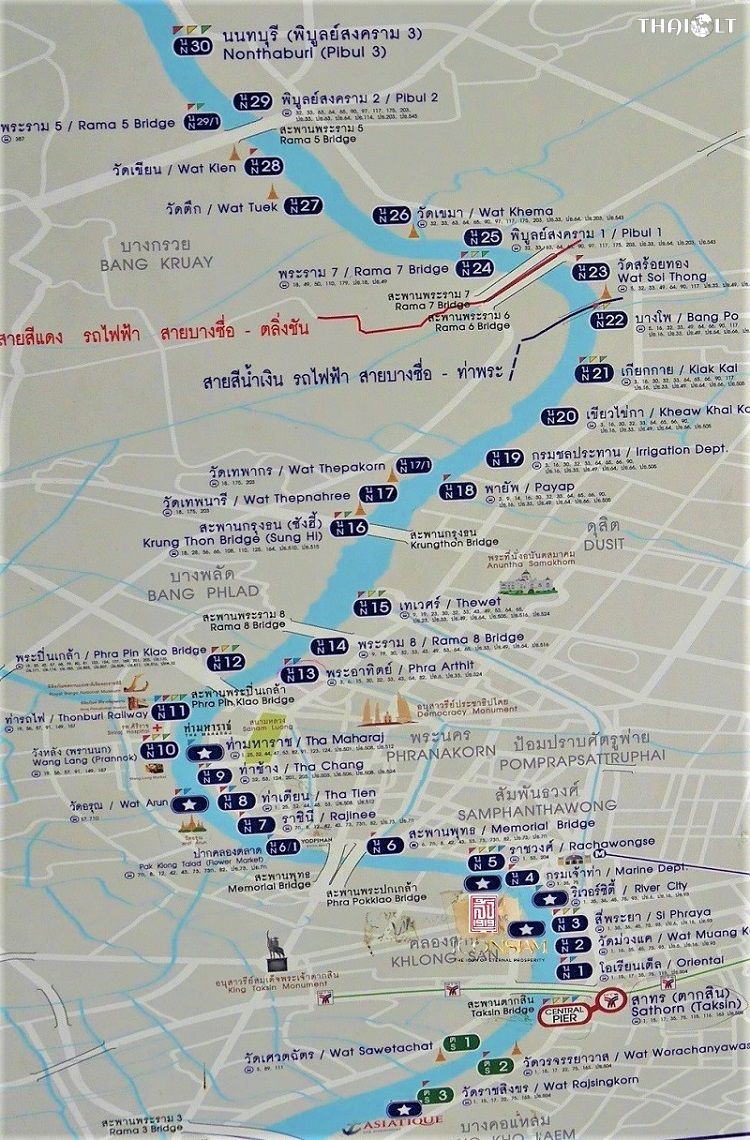 Bangkok River Boats Chao Phraya Express Boat Service Bangkok River Boats Chao Phraya Express Boat Service